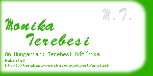 monika terebesi business card